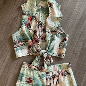 Miguelina resort wear two piece set. Bohemian, beach wear, tulum, festival